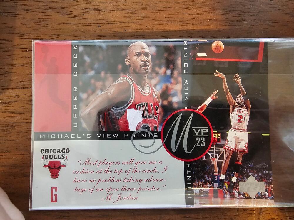 Michael Jordan 1997 Upper Deck #VP7 - View Points - NBA - Jumbo